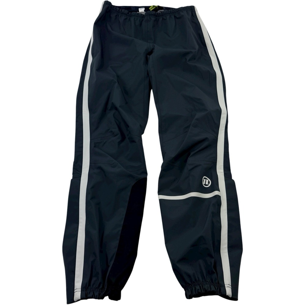 Novara Waterproof Cycling Reflective Pants Gray Elastic Waist Men's Size Small